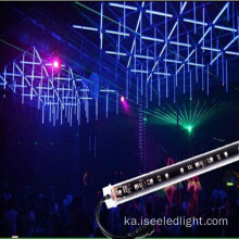 Disco DJ 3D DMX LED მეტეორი მილის შუქები